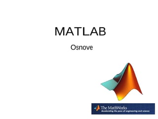 Osnove MatLab-a