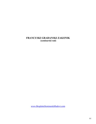 Francuski građanski zakonik