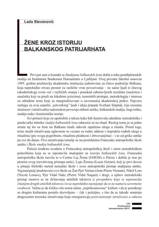 Žene kroz istoriju balkanskog patrijarhata