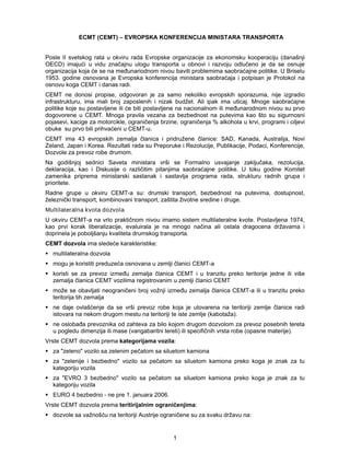 CEMT (ECMT)- Evropska konferencija ministara transporta