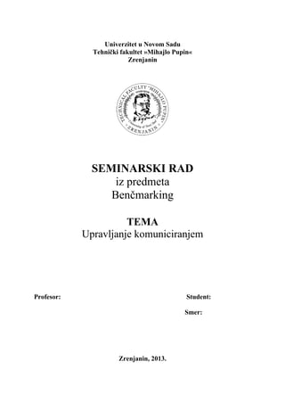 Upravljanje komuniciranjem
