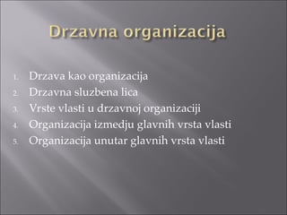Državna organizacija