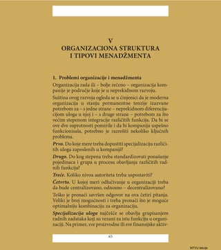 Organizaciona kultura i tipovi menadžmenta