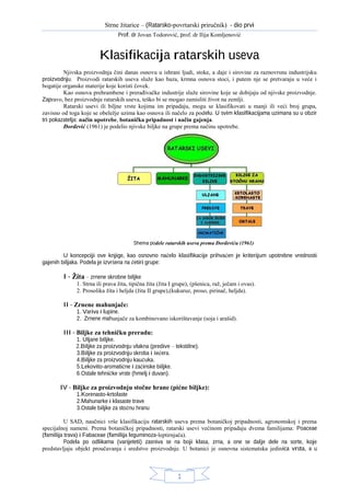 Strne žitarice: ratarsko-povrtarski priručnik, prvi deo