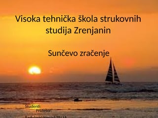 Sunčevo zračenje