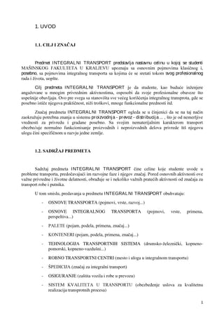 Integralni transport