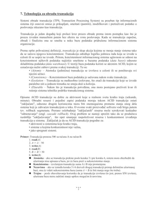 Tehnologija za obradu transakcija