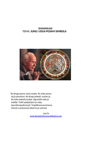 Jung i Joga pojam simbola