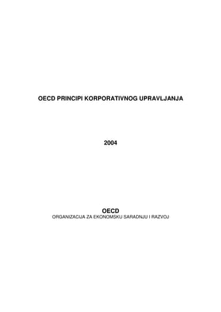 OECD Principi korporativnog upravljanja