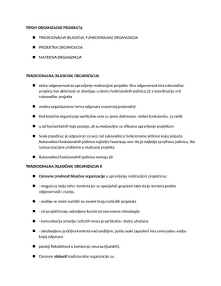 Organizacija projekta