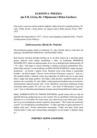 Eliotova poezija