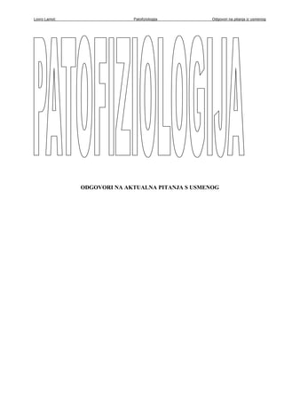 Patofiziologija