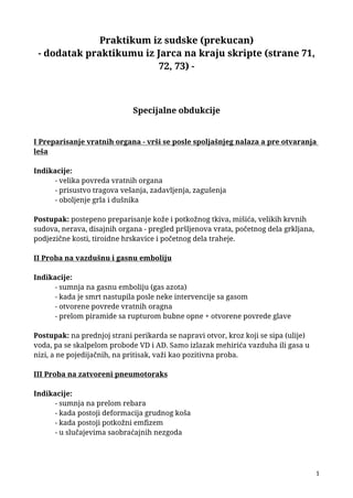 Praktikum iz sudske medicine