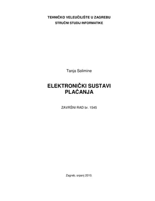 Elektronski sustav plaćanja