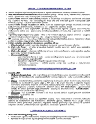 Medjunarodno poslovanje