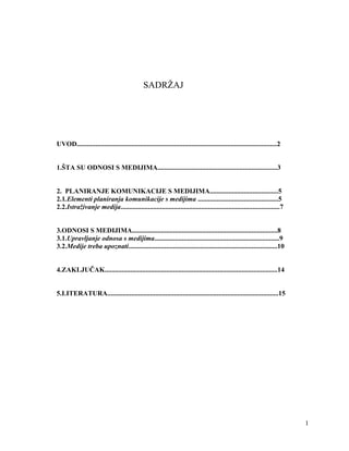 Odnosi sa javnošću