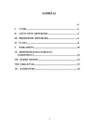 Politički sistem u Francuskoj