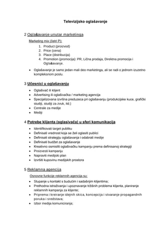 Televizijsko oglašavanje