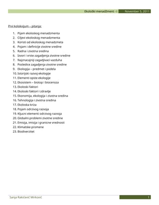 Ekološki menadžment