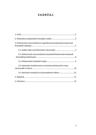 Profesionalna računovodstvena regulativa
