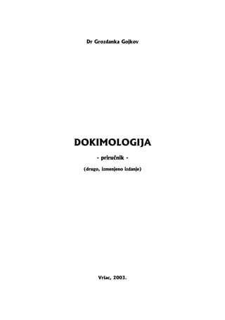 Dokimologija