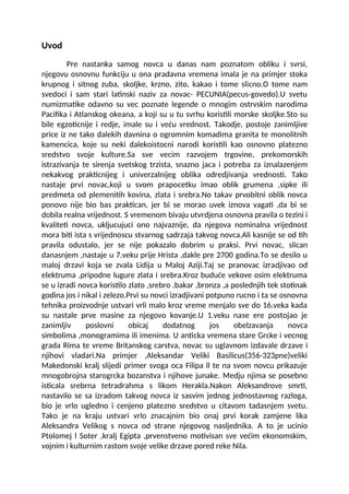 Monetarna ekonomija i savremeni novac