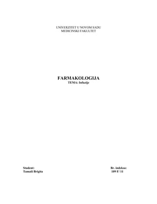 Infuzije: pregled rastvora za intravensku primenu