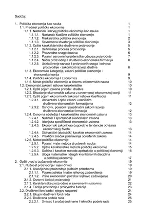 Politička ekonomija
