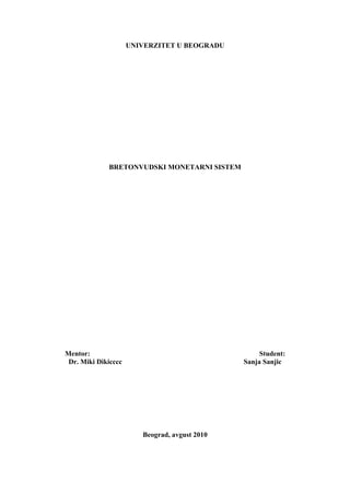 Bretonvuski monetarni sistem