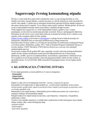 Sagorevanje čvrstog komunalnog otpada