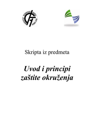 Uvod i principi zaštite okruženja