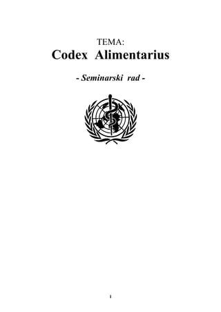 Codex alimentarius