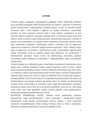 Svest i poremećaji svesti