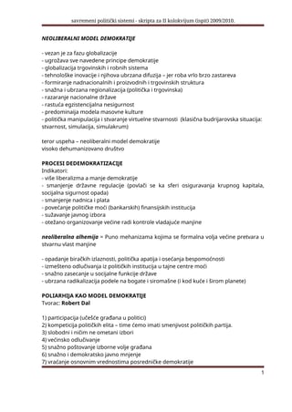 Savremeni politički sistemi