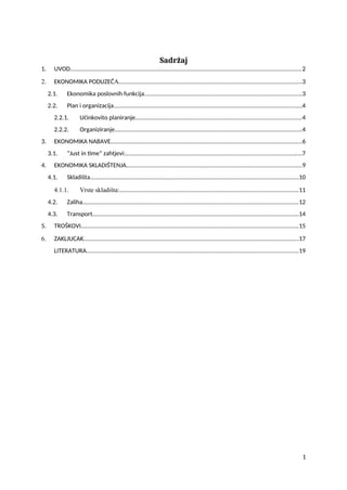 Ekonomika poduzetništva