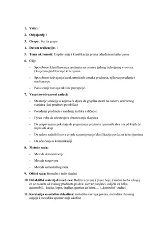 Pisana priprema iz pocetnih matematskih pojmova