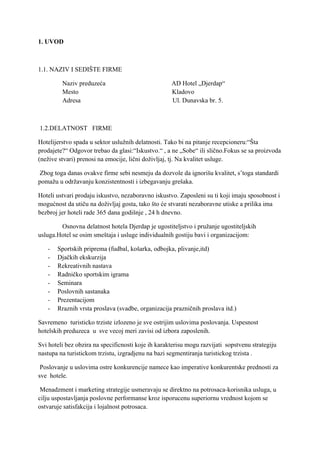 Informacione tehnologije u hotelijerstvu