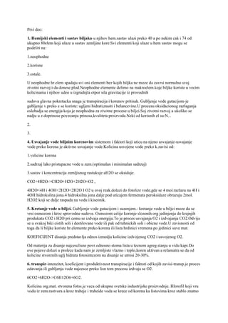 Agrohemija (prvi dio ispitne skripte)