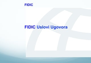 FIDIC forme ugovora