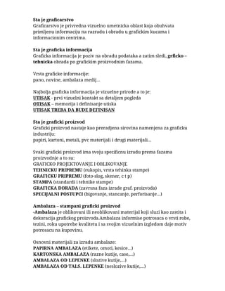 Osnove grafičkog inženjerstva i tehnologije štampe