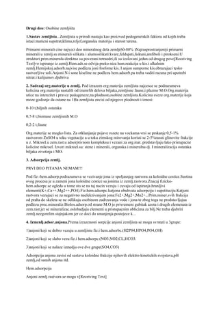 Agrohemija (drugi dio)