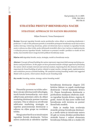 Strateški pristup brendiranju nacije
