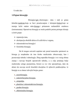 Infekcije u hirurgiji