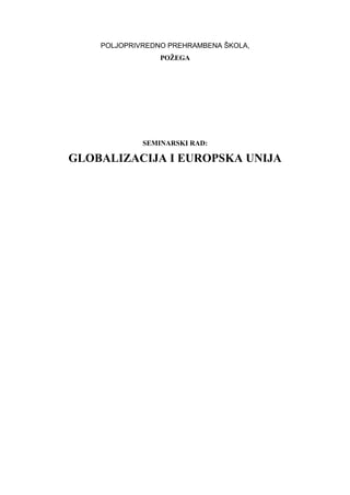 Globalizacija i EU
