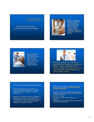 Zdravstvena nega u kliničko-bolničkoj praksi