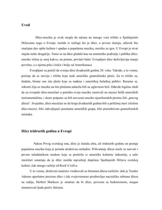 Opstanak džeza pod nacističkim režimom