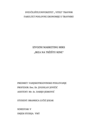 Ikea na tržištu Kine