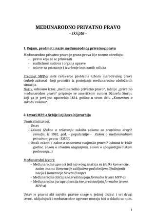 Međunarodno privatno pravo