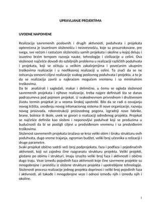 Upravljanje projektima