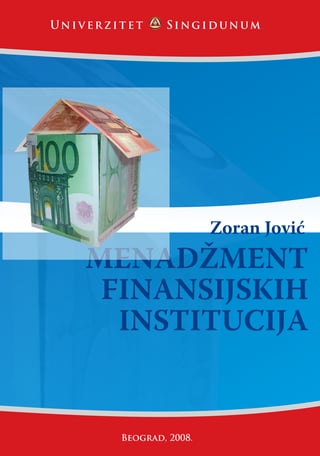 Menadžment finansijkih institucija